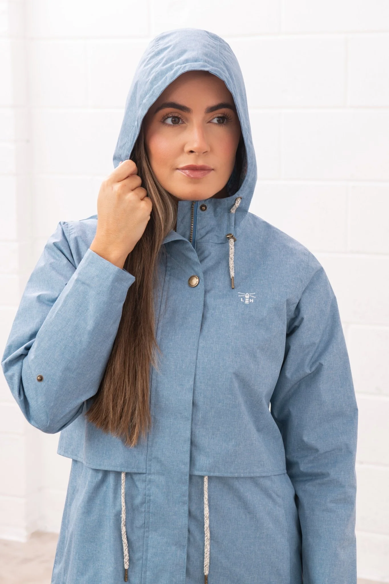 Pippa Coat - Soft Denim - Image 4