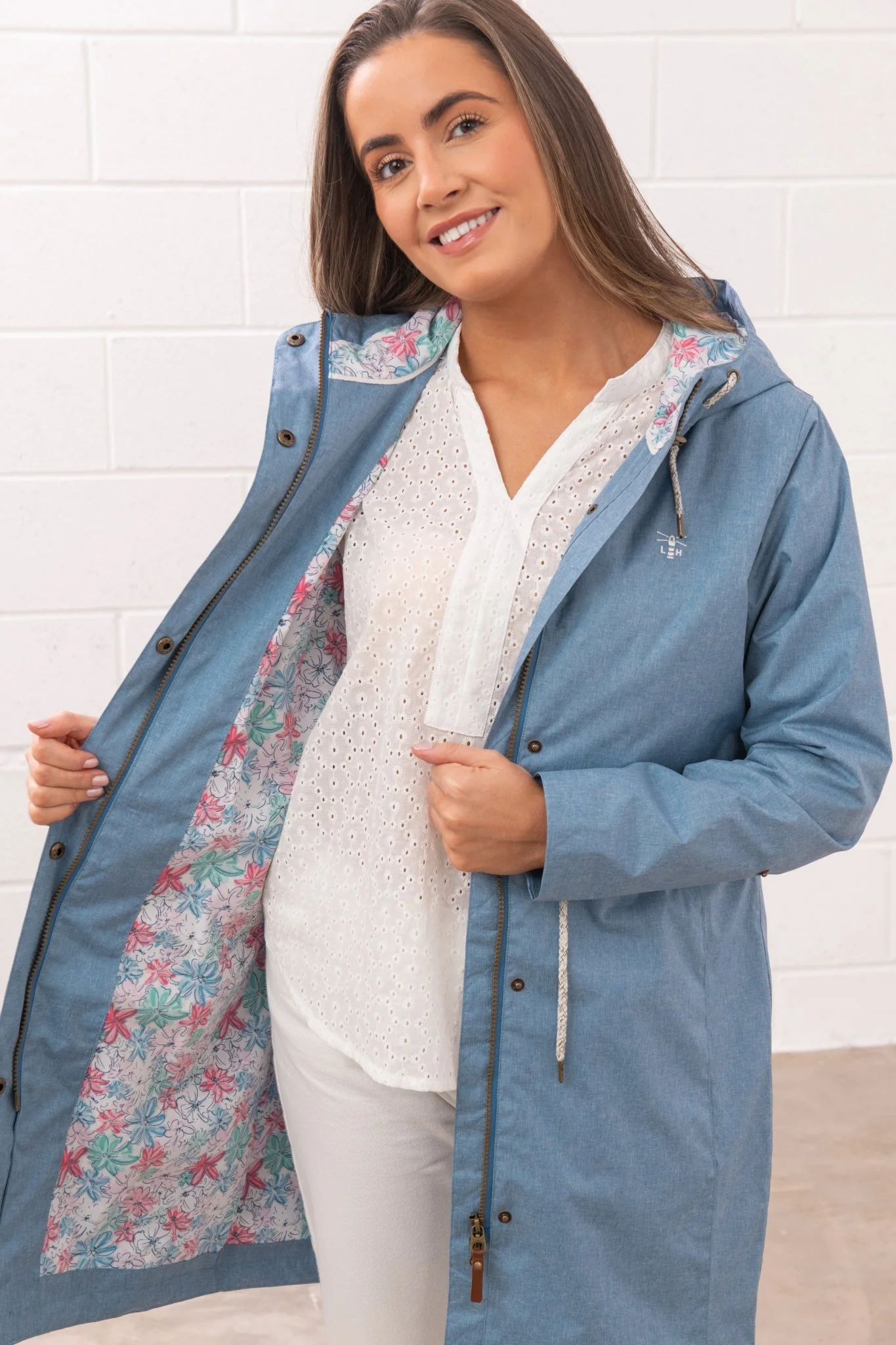 Pippa Coat - Soft Denim - Image 5
