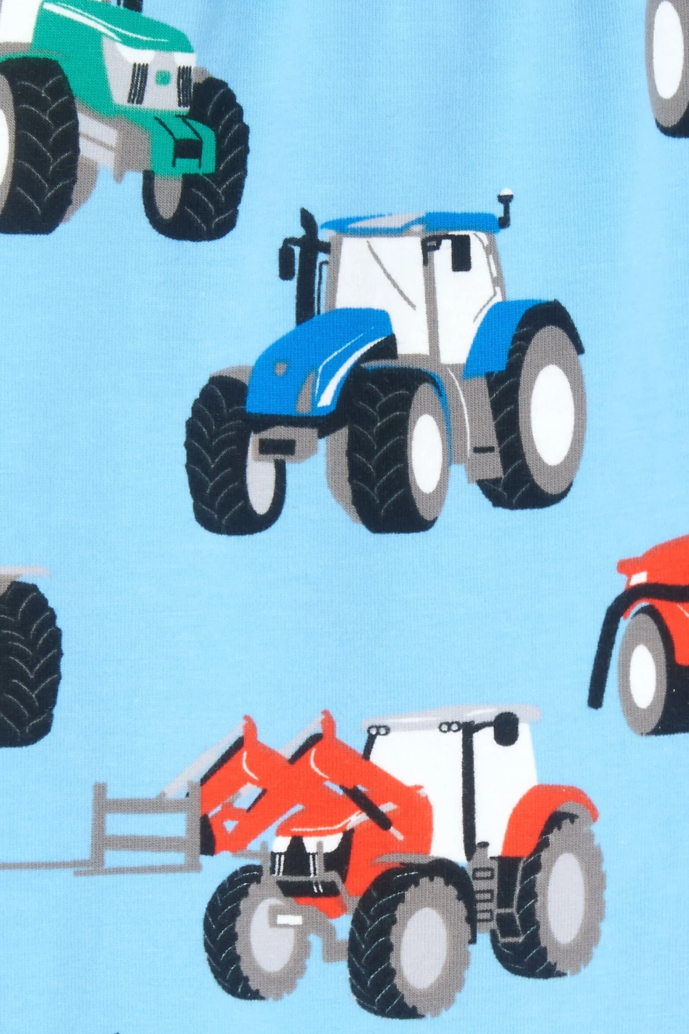 Pyjamas - Blue Tractor Print - Image 10