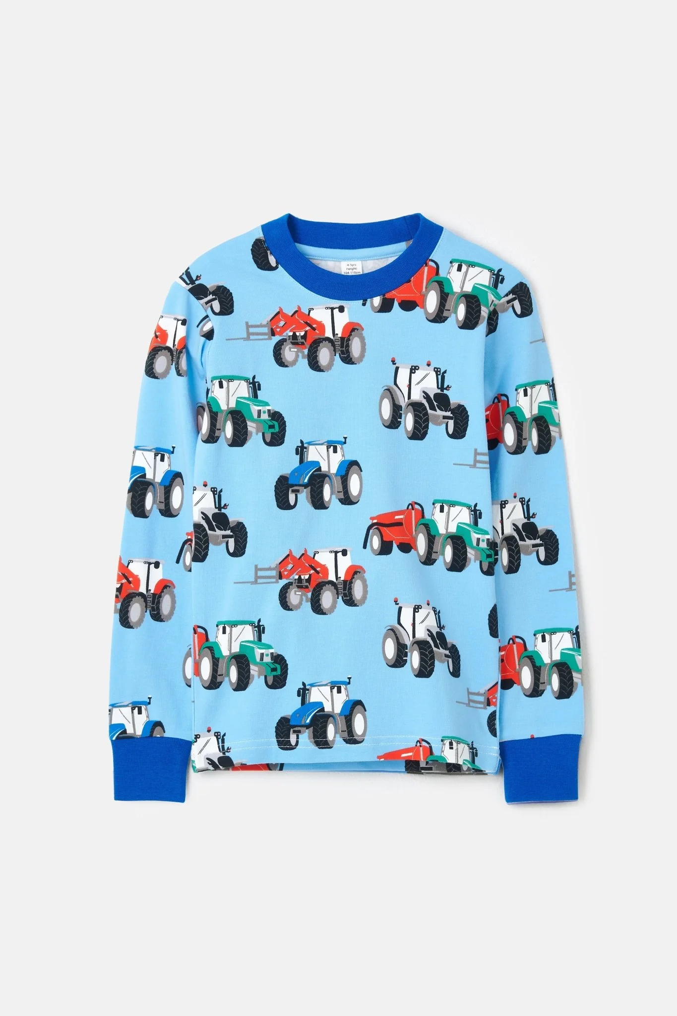 Pyjamas - Blue Tractor Print - Image 8