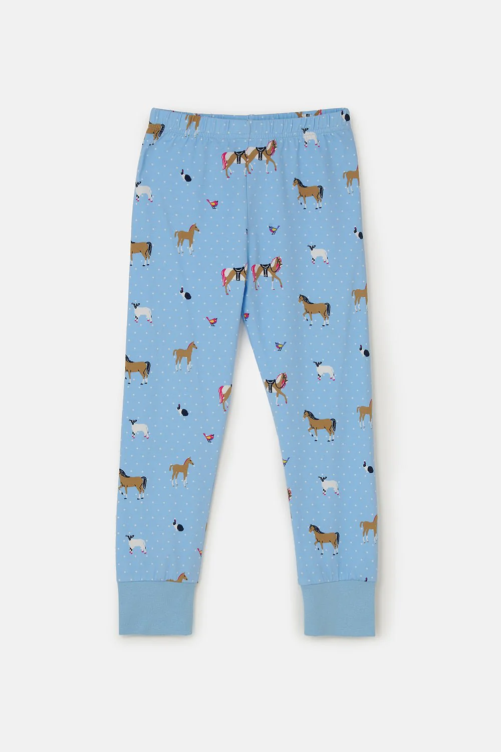 Short Sleeved Pyjamas - Blue Animal Print - Image 8