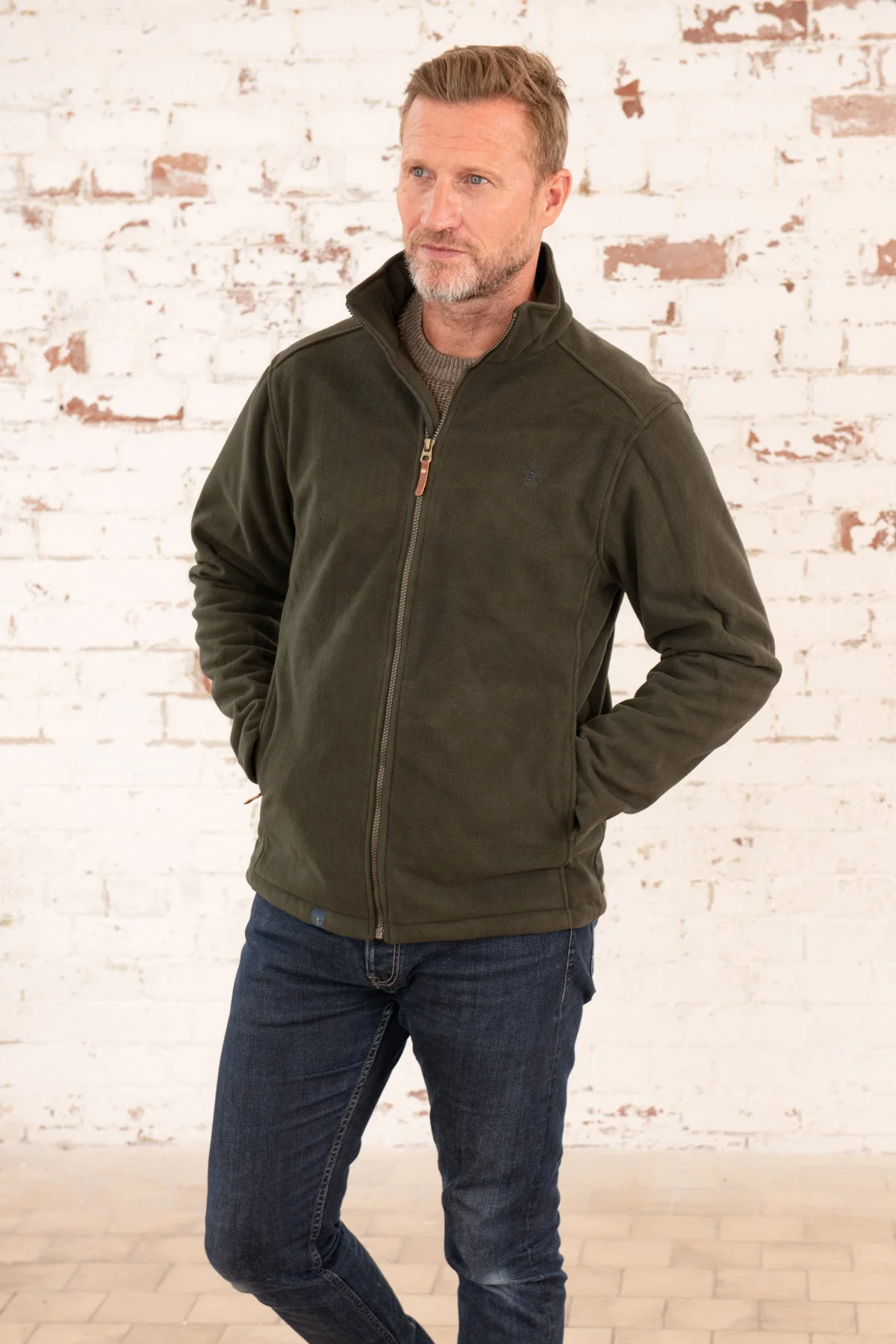 Richmond Waterproof Fleece - Hunter Green - Image 3