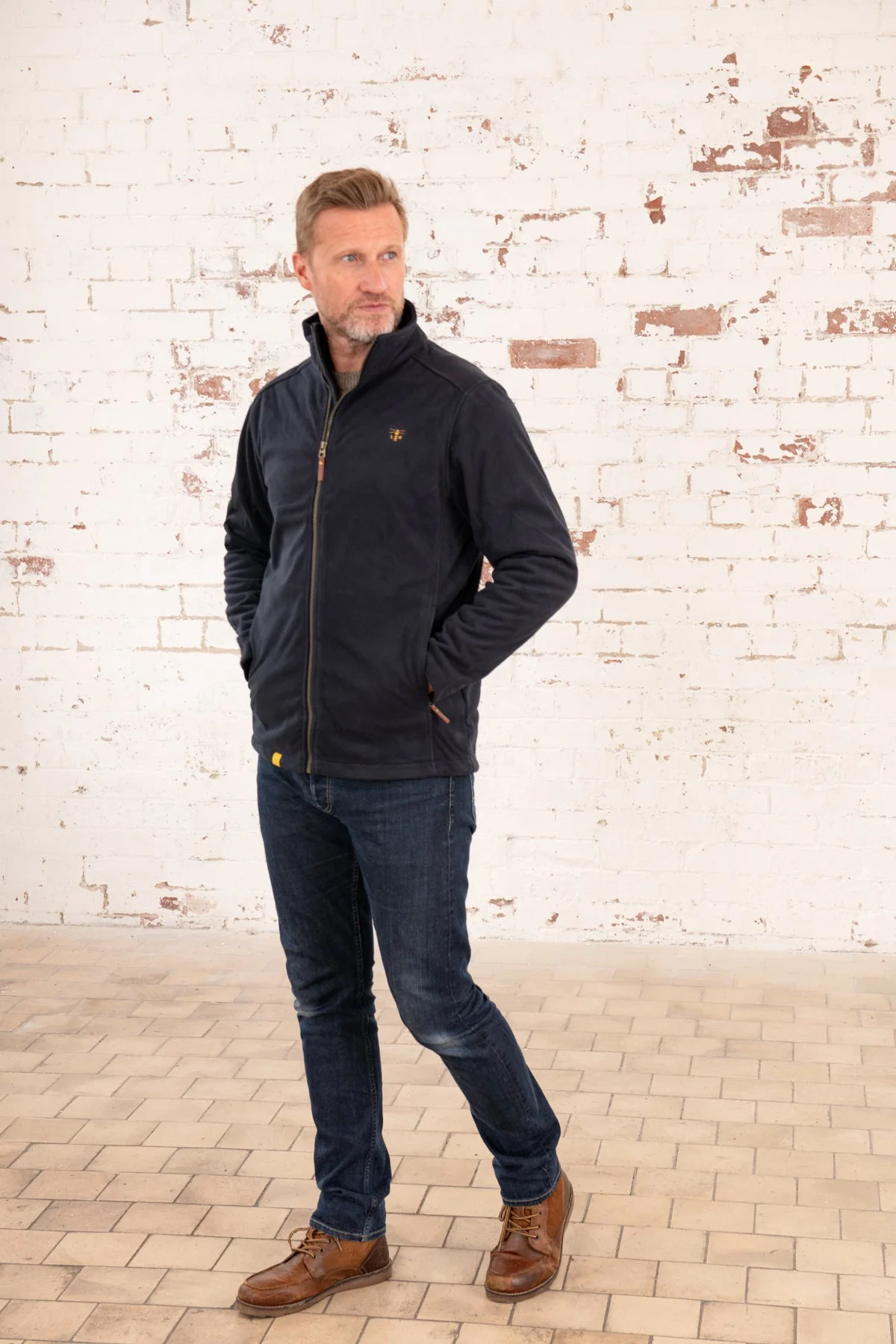 Richmond Waterproof Fleece - Navy - Image 7