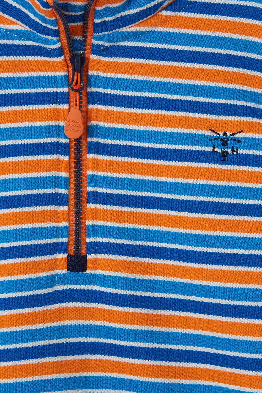 Riley Sweatshirt - Blue Orange Stripe - Image 11