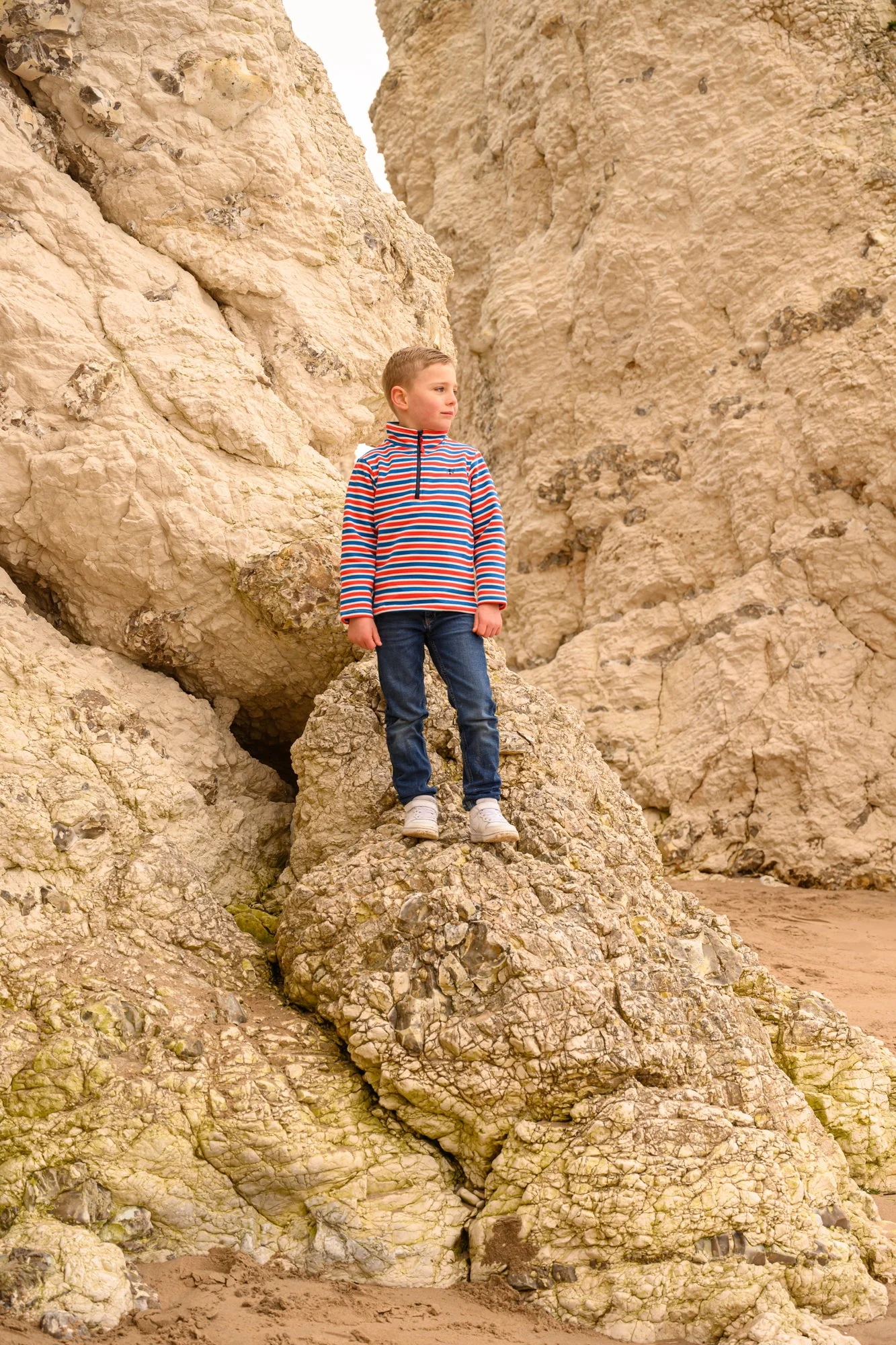 Riley Sweatshirt - Blue Red Stripe - Image 4