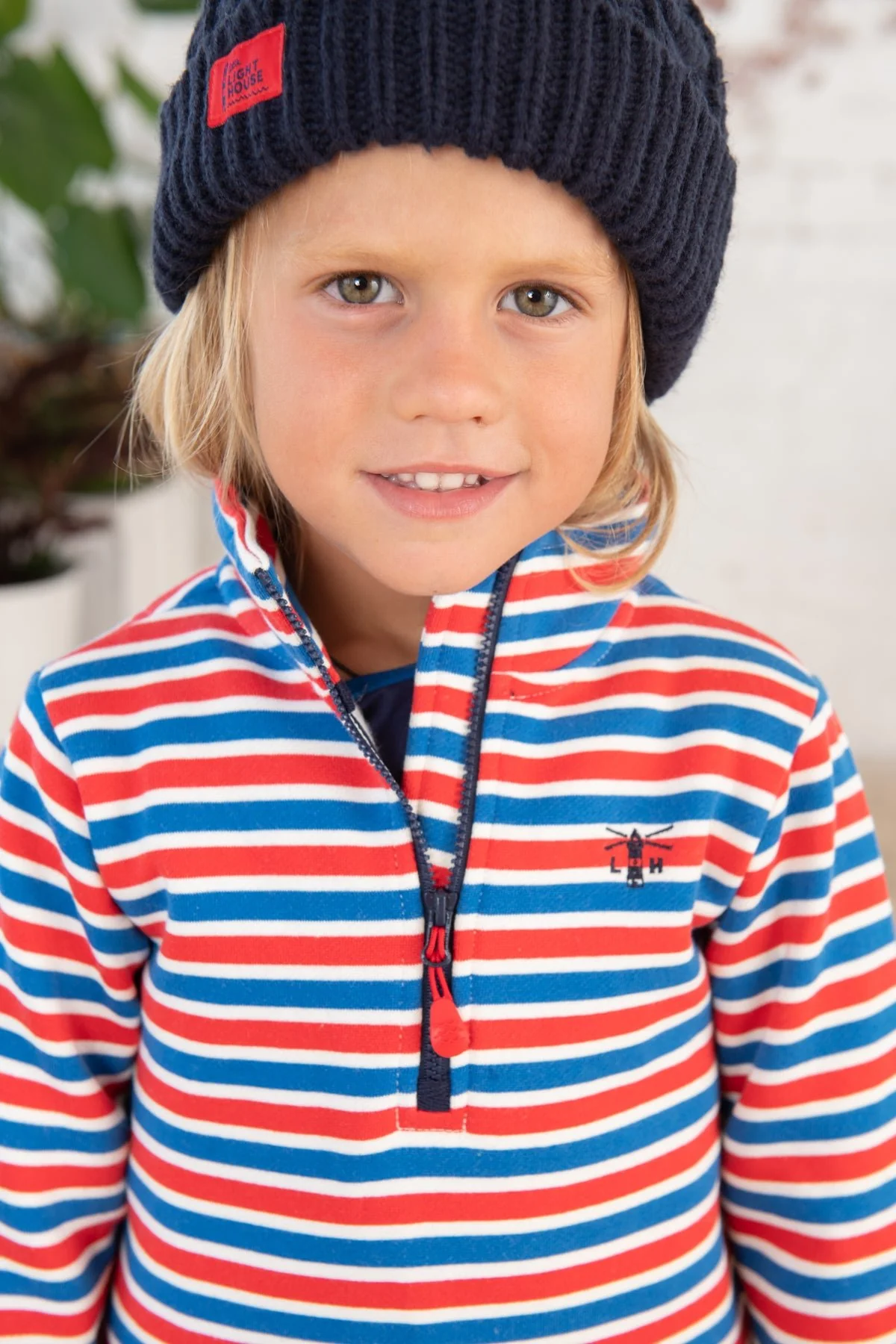 Riley Sweatshirt - Blue Red Stripe - Image 7