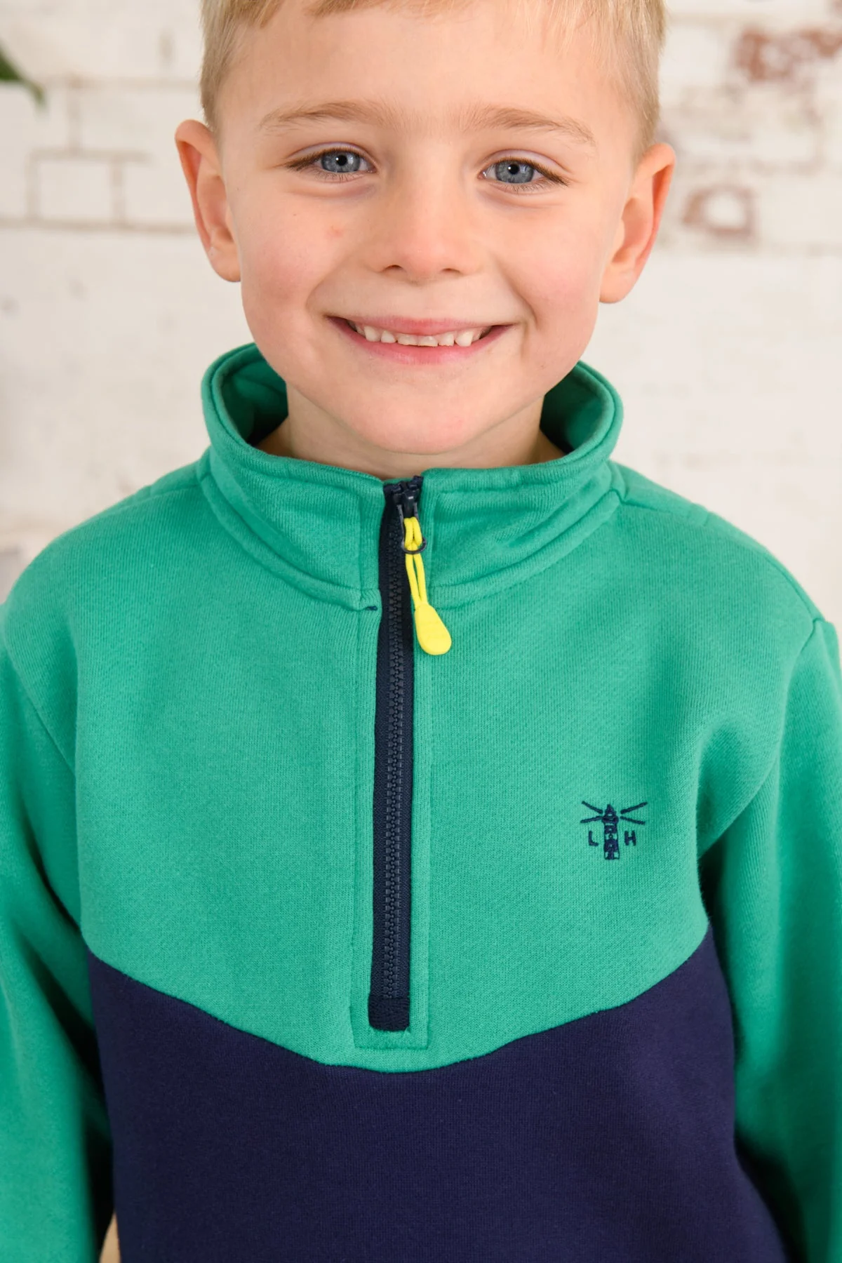Riley Sweatshirt - Peagreen Navy - Image 3