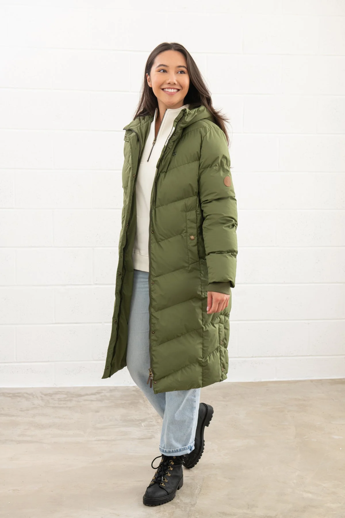 Savannah Coat - Olive - Image 4