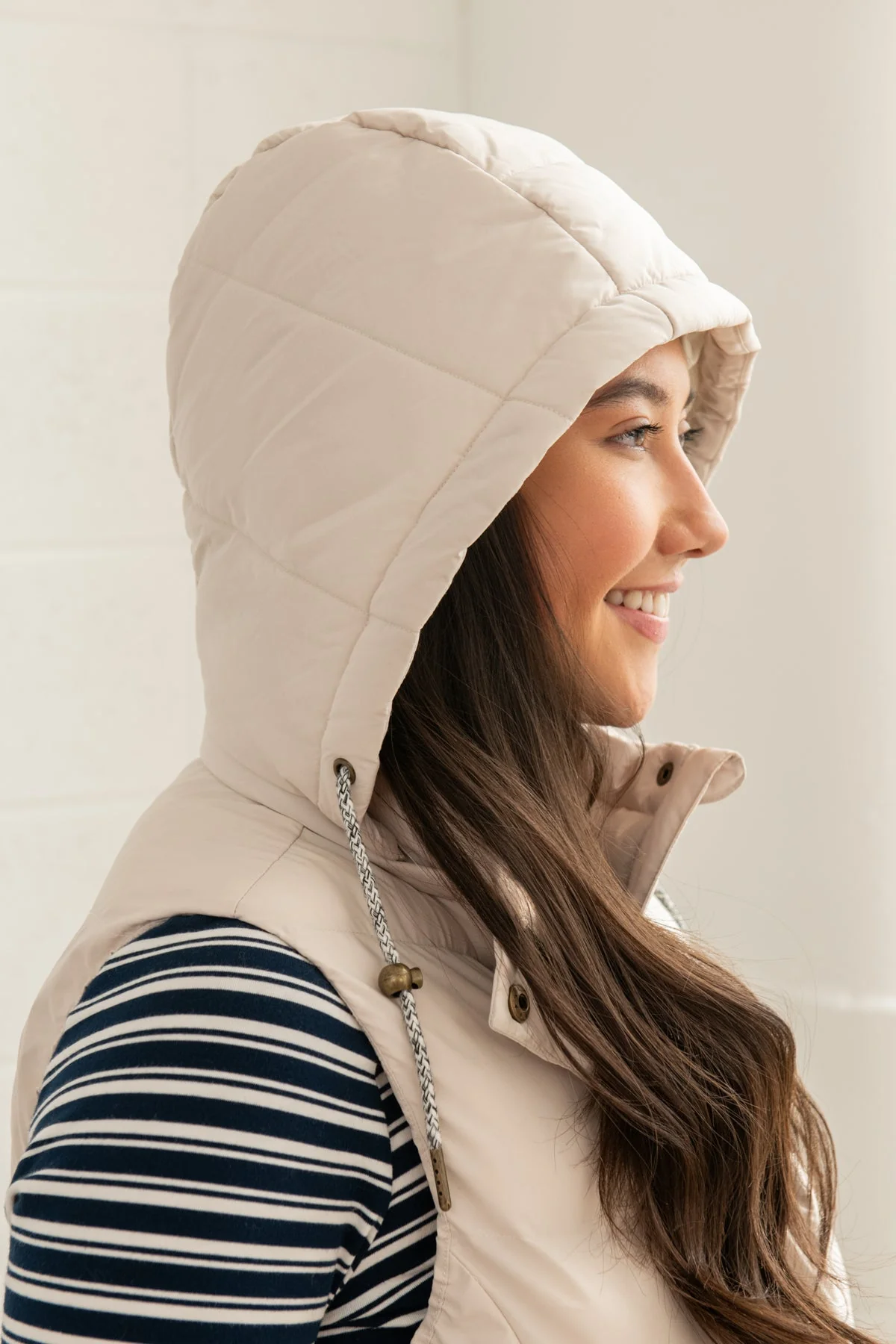 Savannah Long Gilet - Irish Cream - Image 6