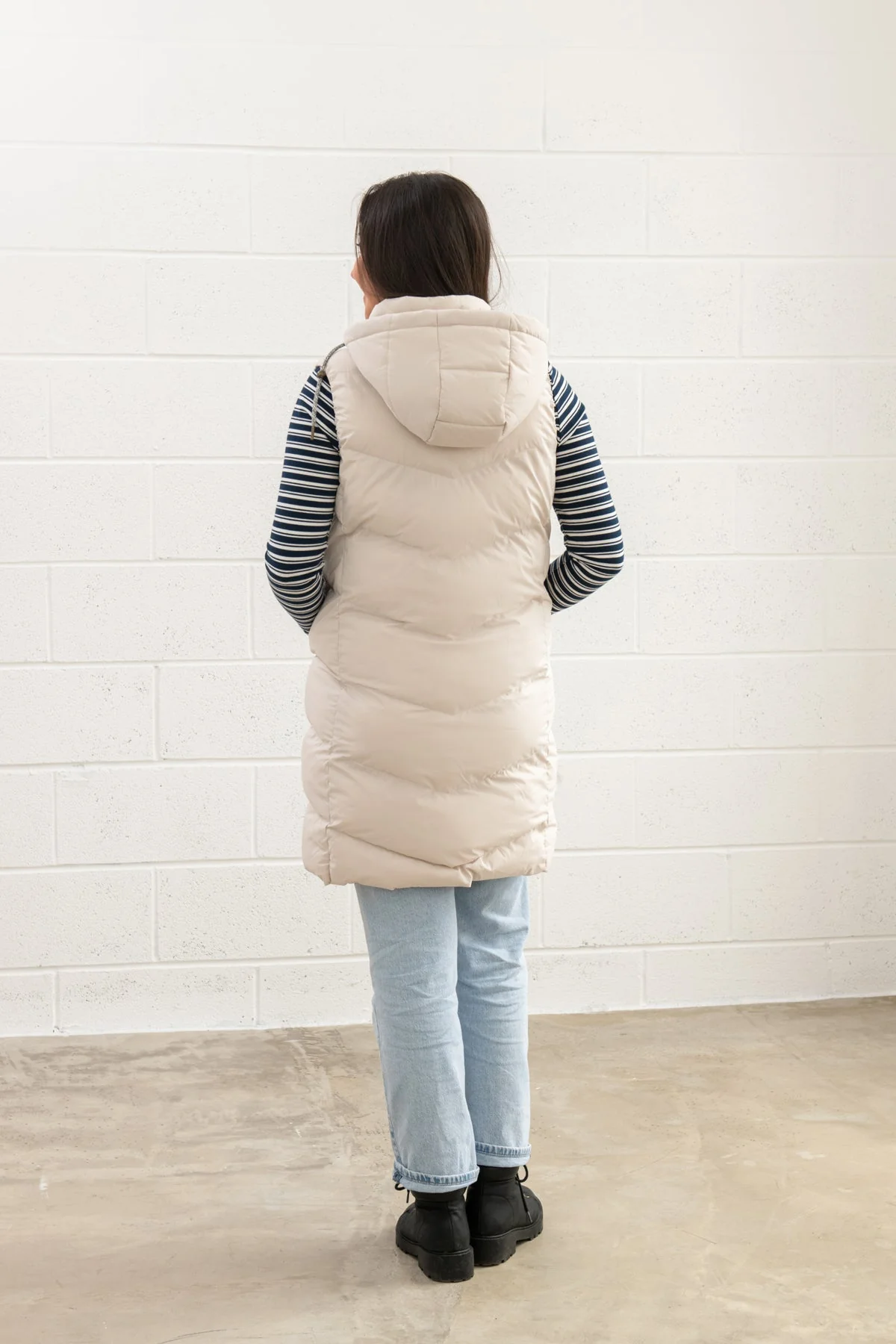 Savannah Long Gilet - Irish Cream - Image 8