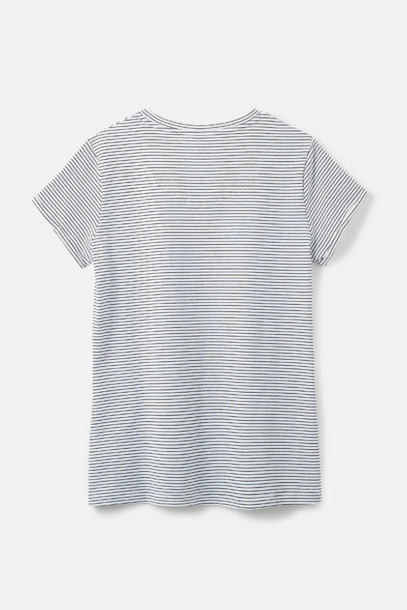 Seashore T Shirt - Cloud Midnight Stripe - Image 3