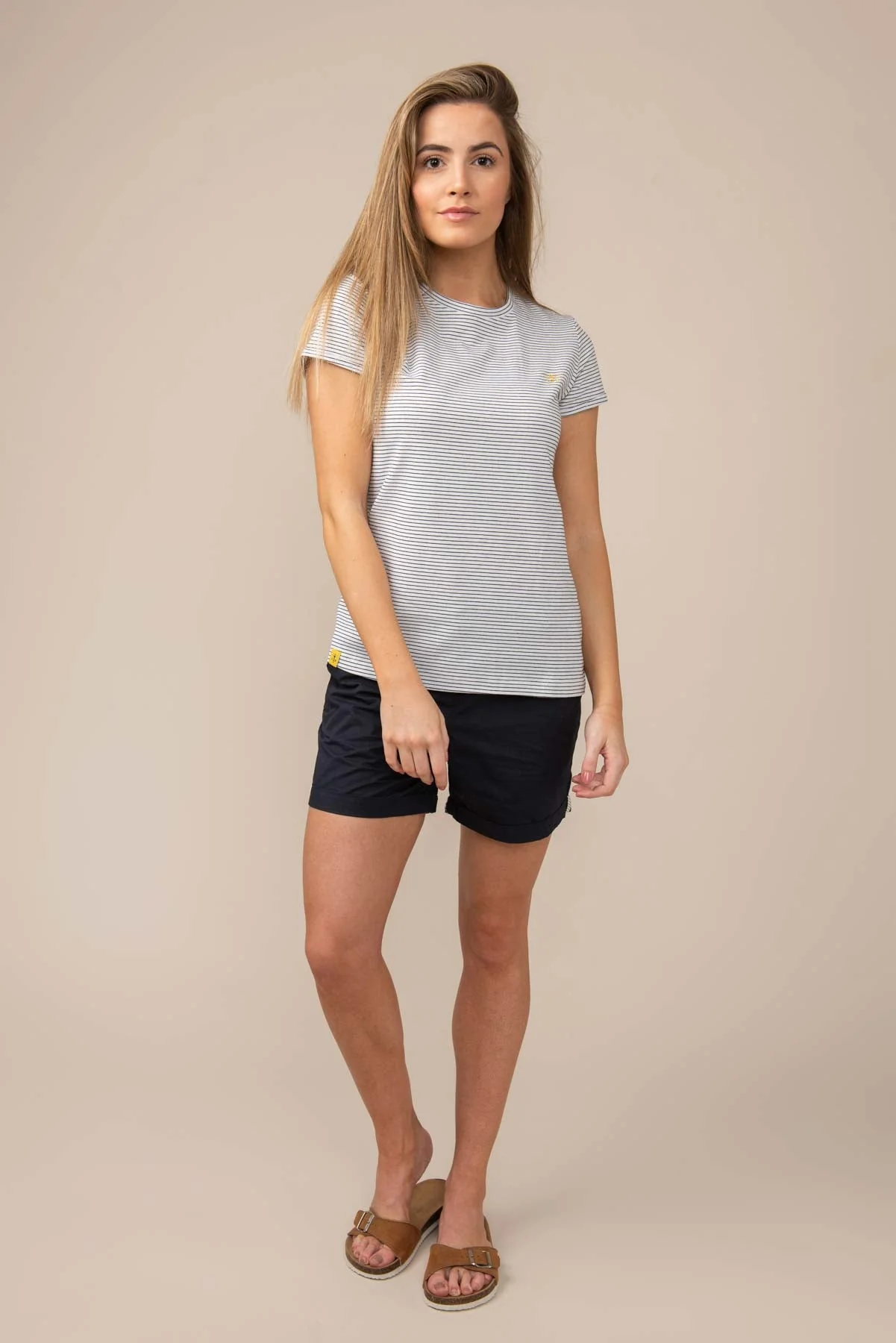 Seashore T Shirt - Cloud Midnight Stripe - Image 5