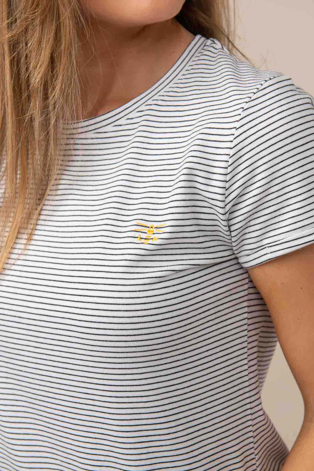 Seashore T Shirt - Cloud Midnight Stripe - Image 6