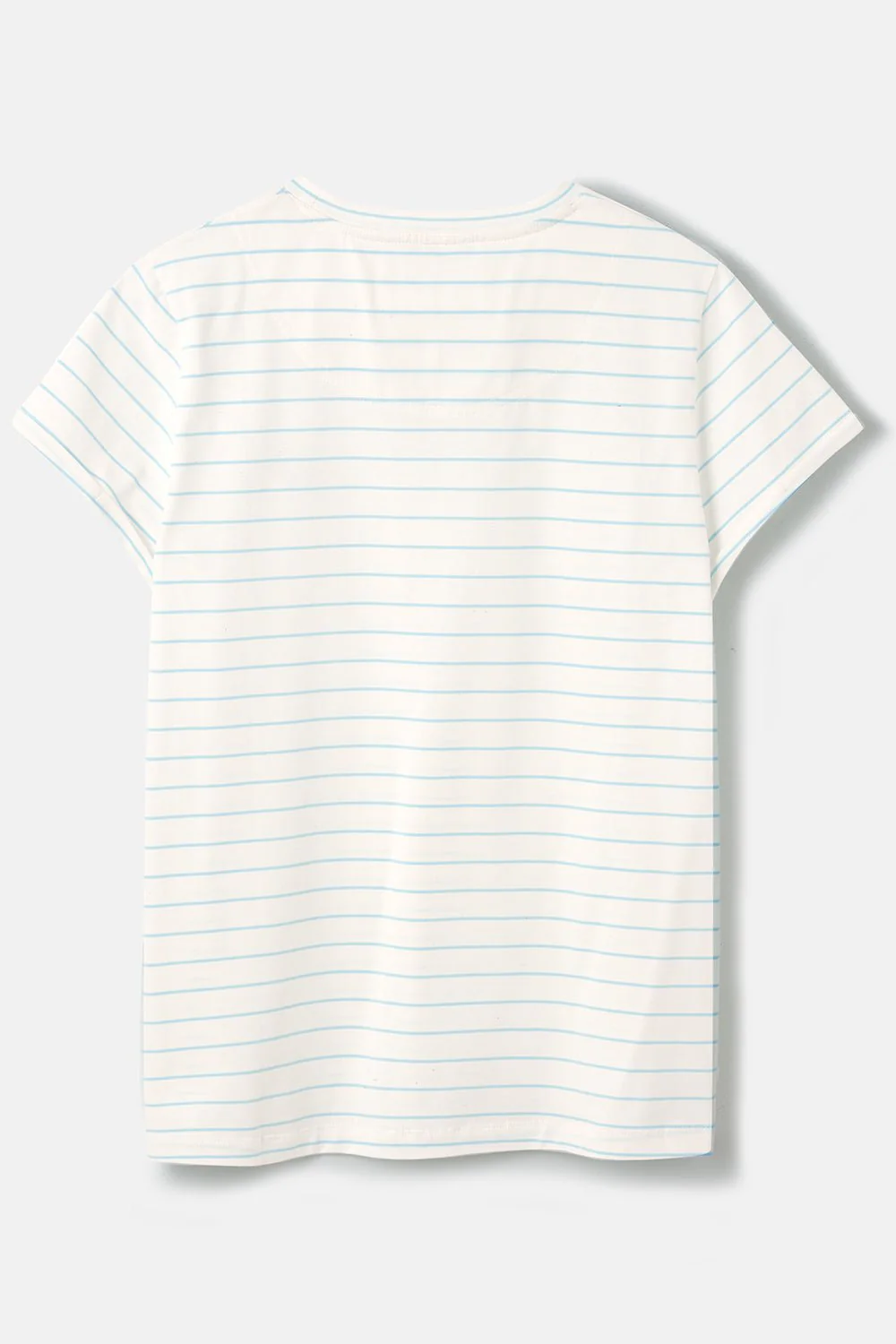Seashore T Shirt - Cloud Pale Blue Stripe - Image 6