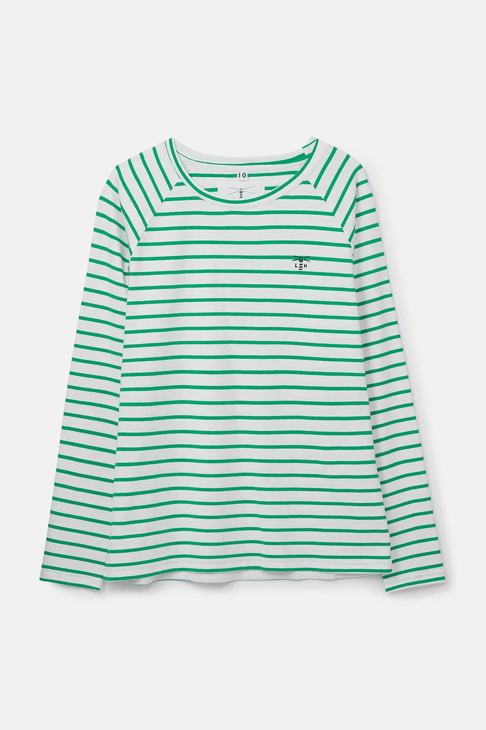 Seashore Long Sleeved Top - Seagrass Stripe - Image 3