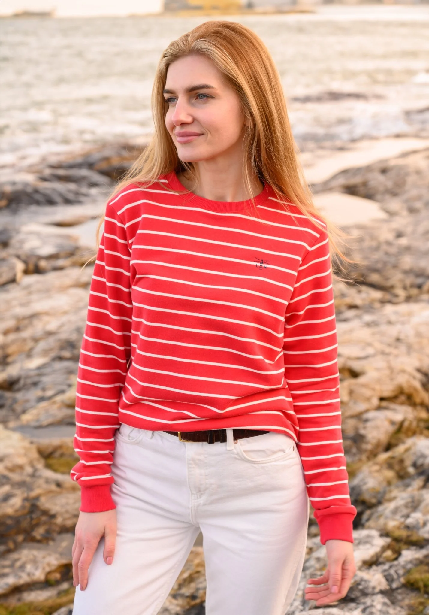Seaside Jersey - Poppy Stripe - Image 8
