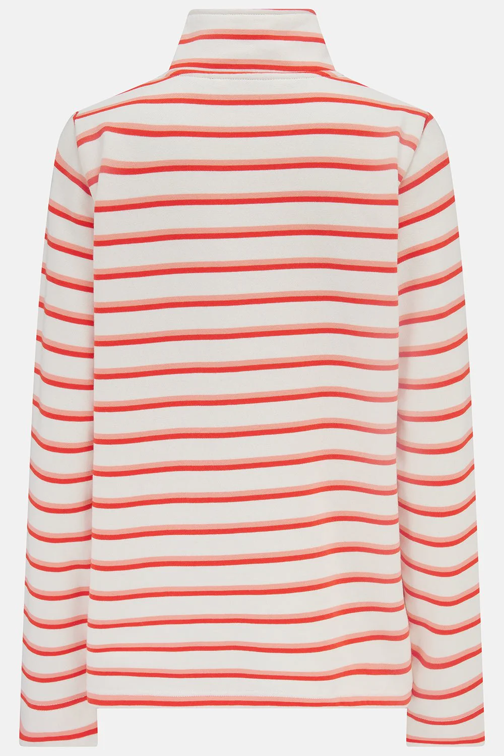 Shore Sweatshirt - Coral Poppy Stripe - Image 9