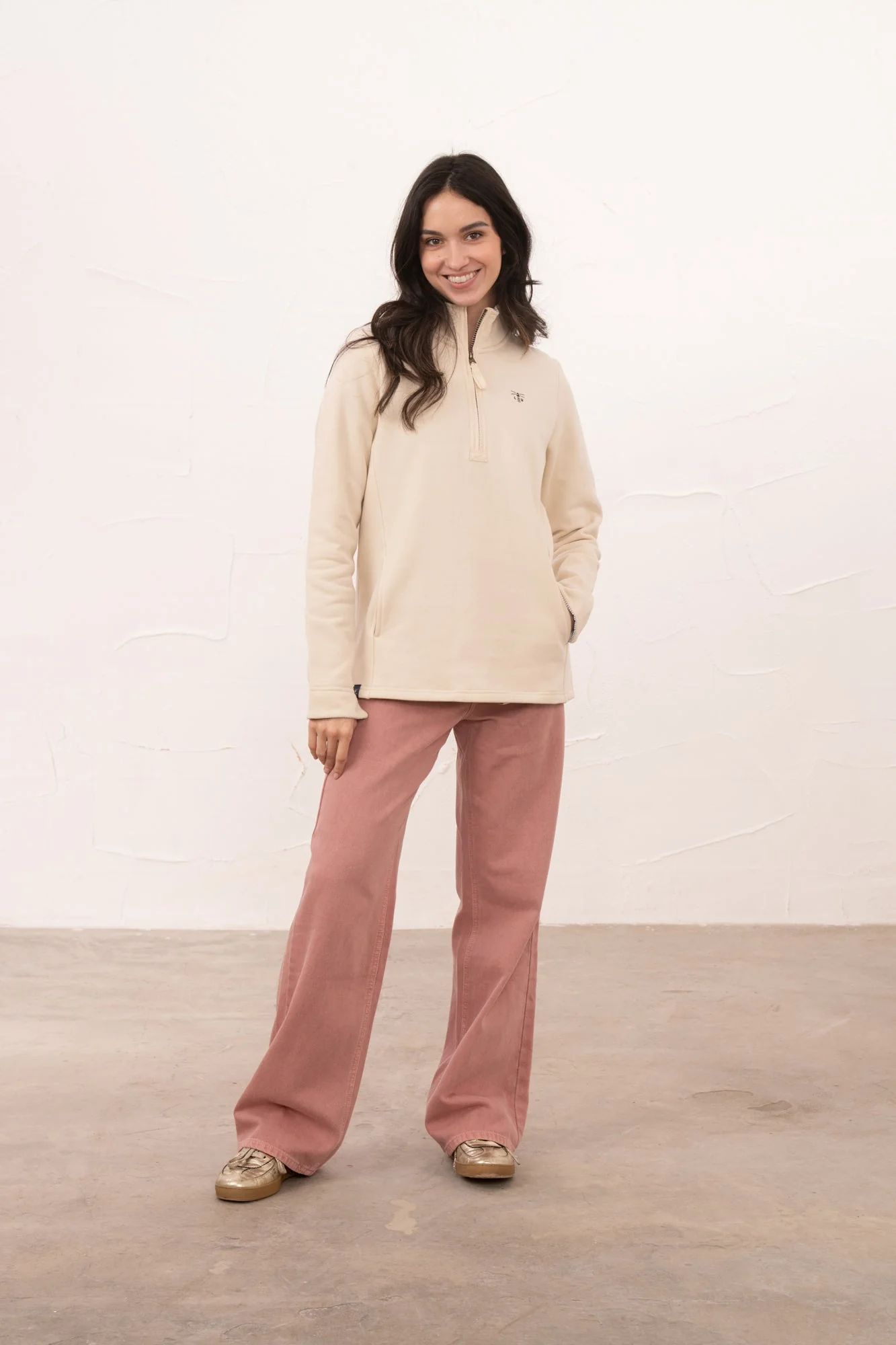 Shore Sweatshirt - Cream - Image 4
