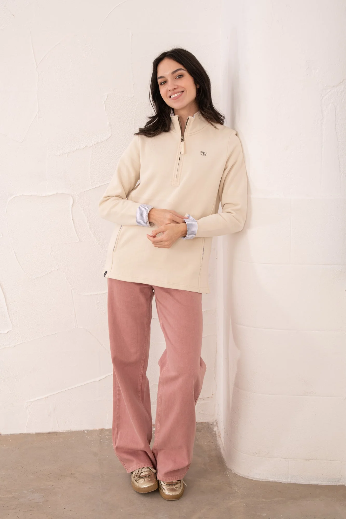 Shore Sweatshirt - Cream - Image 5