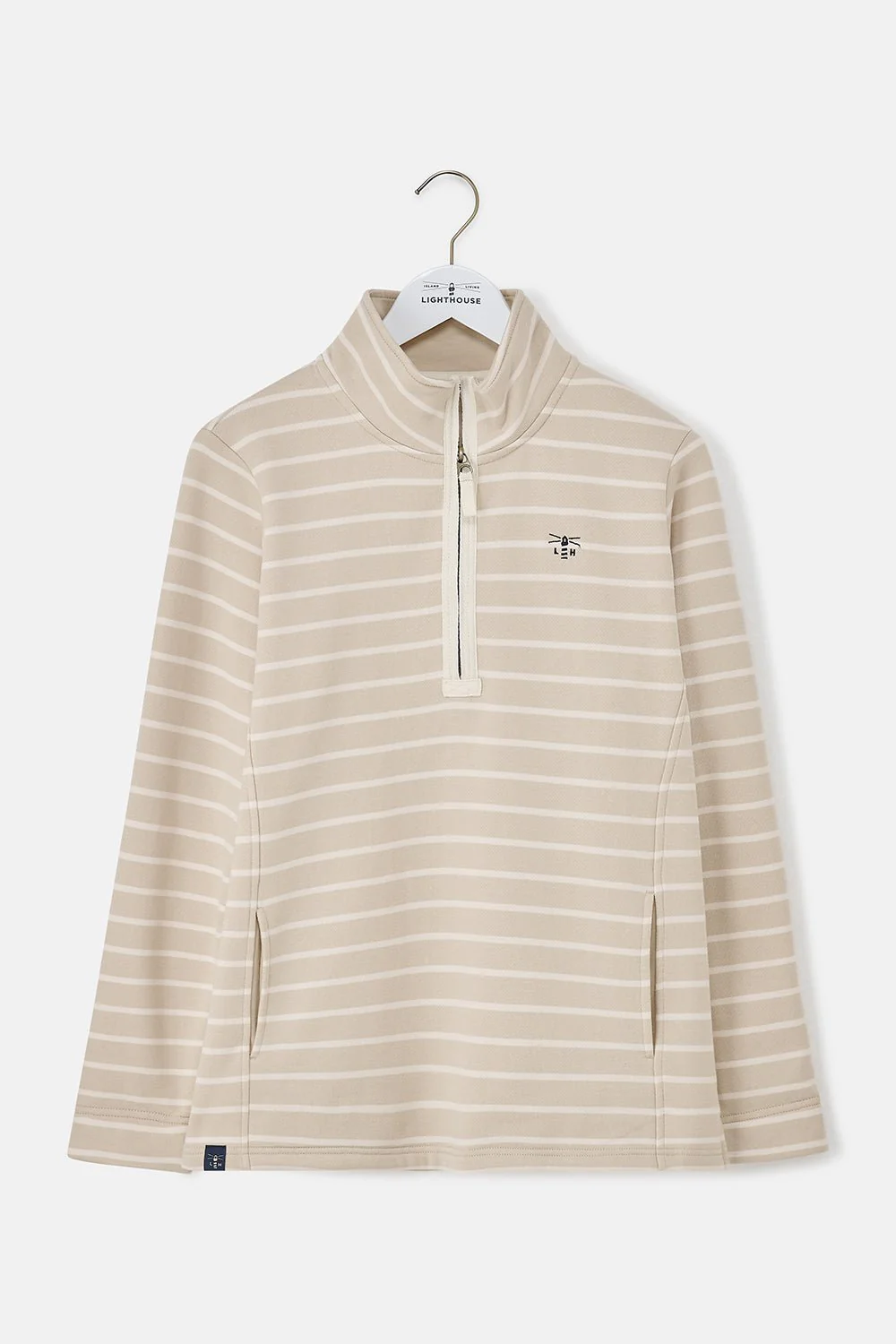 Shore Sweatshirt - Cream Stripe - Image 7