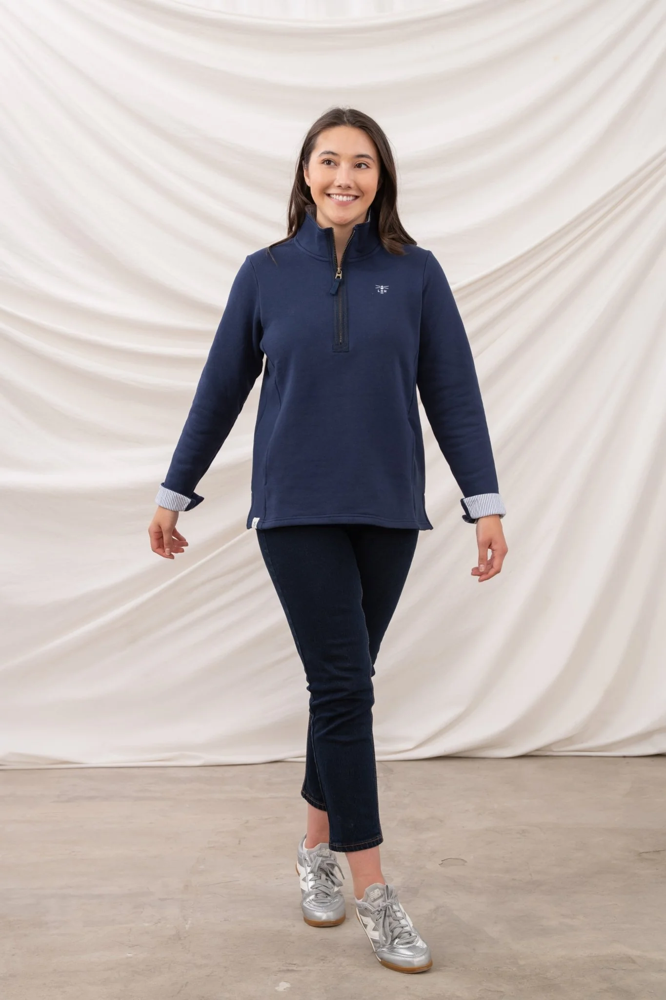 Shore Sweatshirt - Navy - Image 5