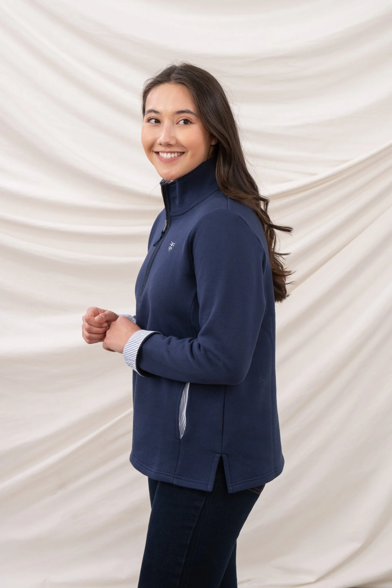 Shore Sweatshirt - Navy - Image 6