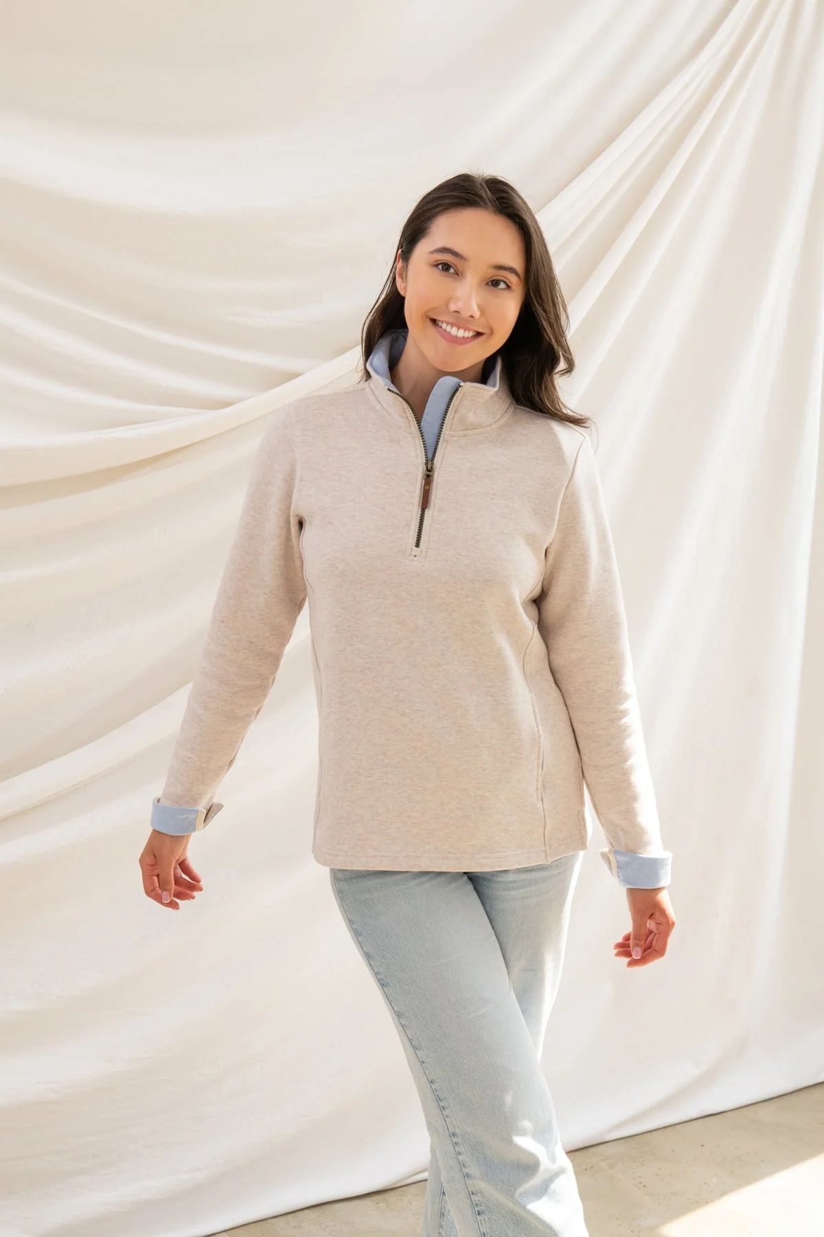 Shore Sweatshirt - Oatmeal - Image 5
