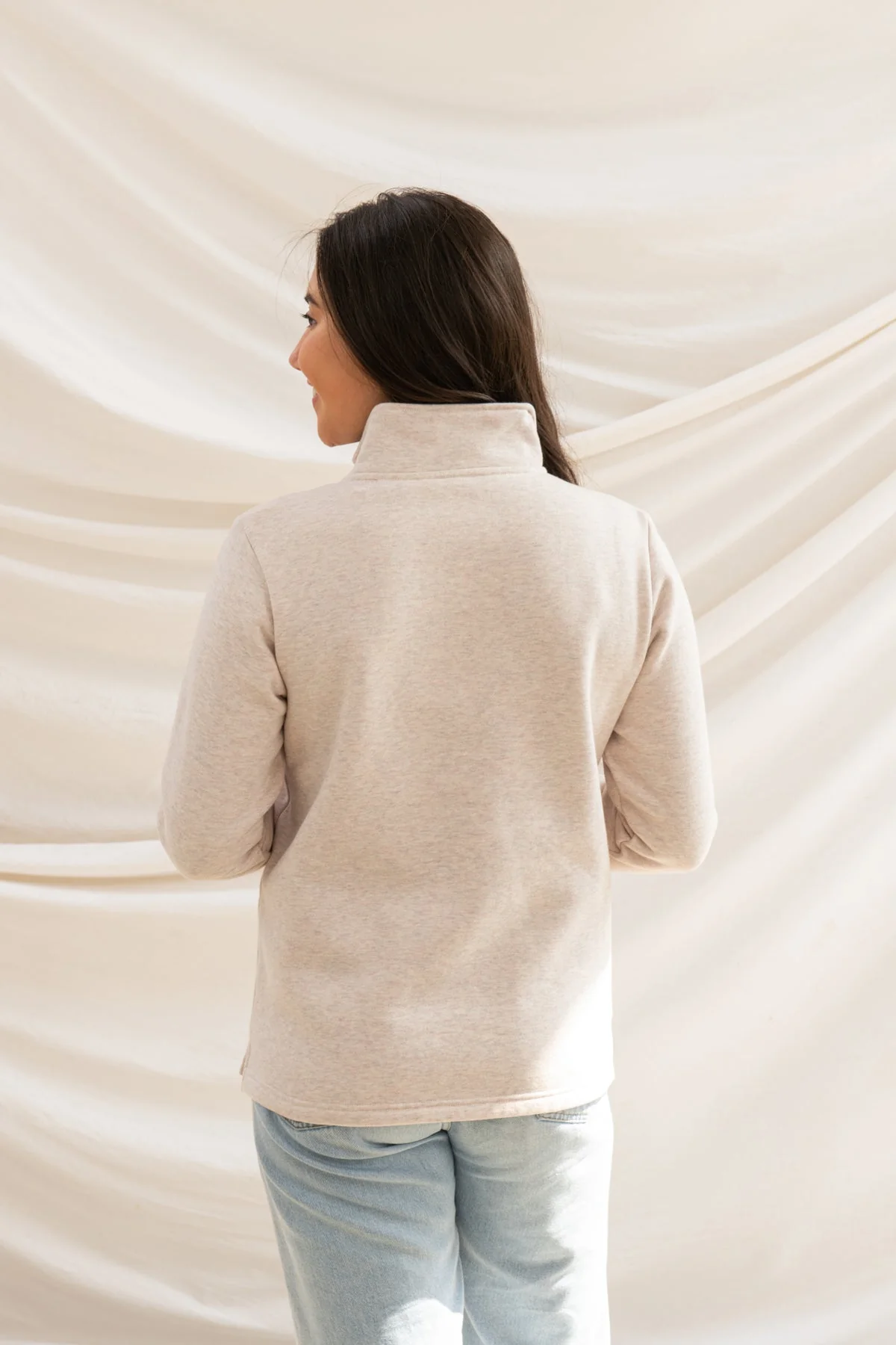 Shore Sweatshirt - Oatmeal - Image 7