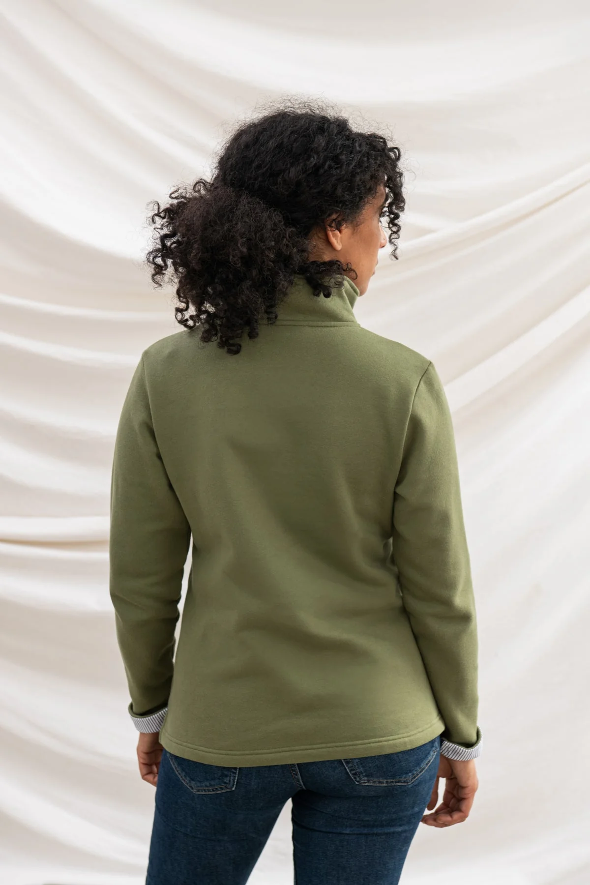 Shore Sweatshirt - Olive - Image 5