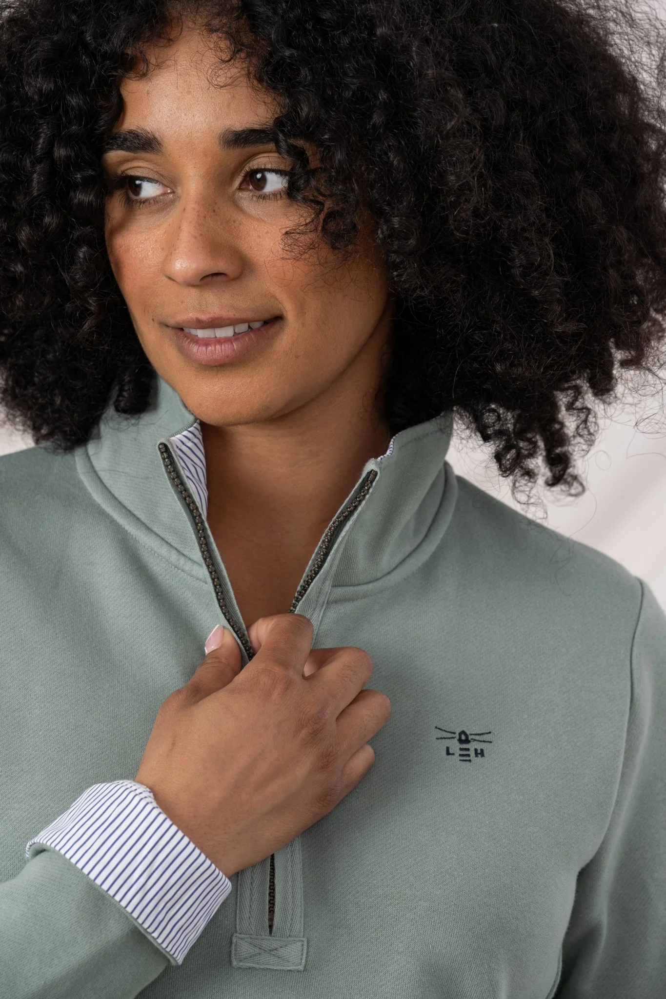 Shore Sweatshirt - Sage - Image 4