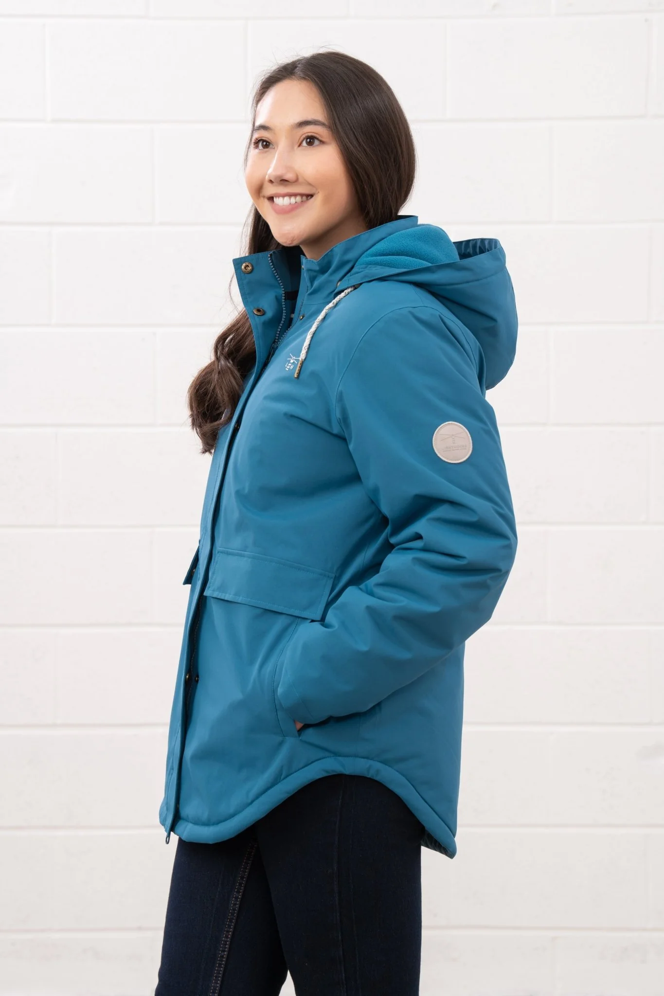 Tess Coat - Teal - Image 5