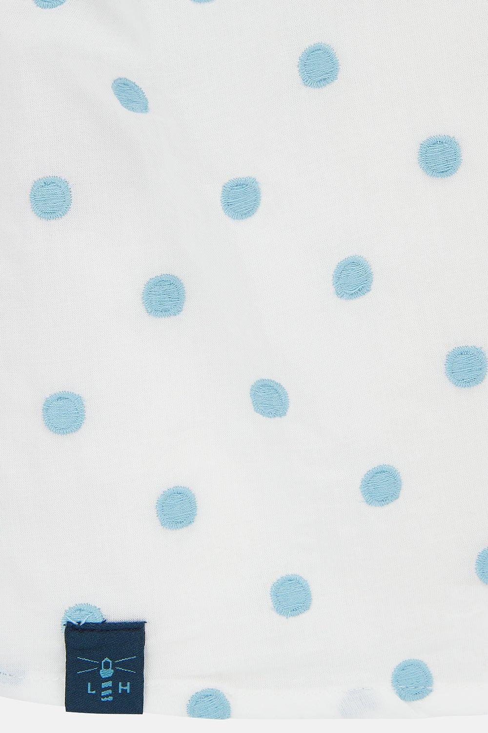 Thea Cotton Blouse - Blue Dot - Image 9